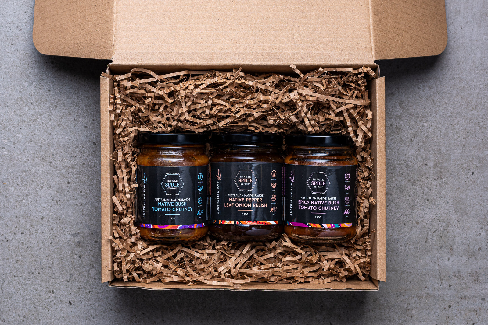 3 x Native Chutney Gift Box