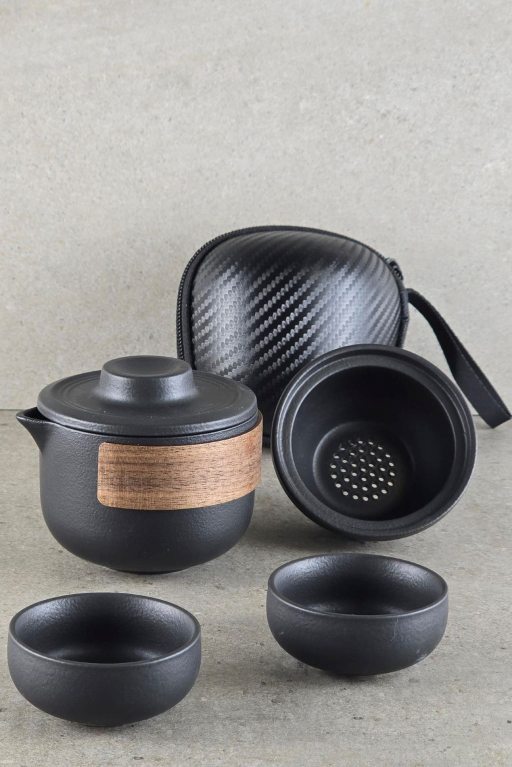 Travel Tea Set 3pc With Carry Bag