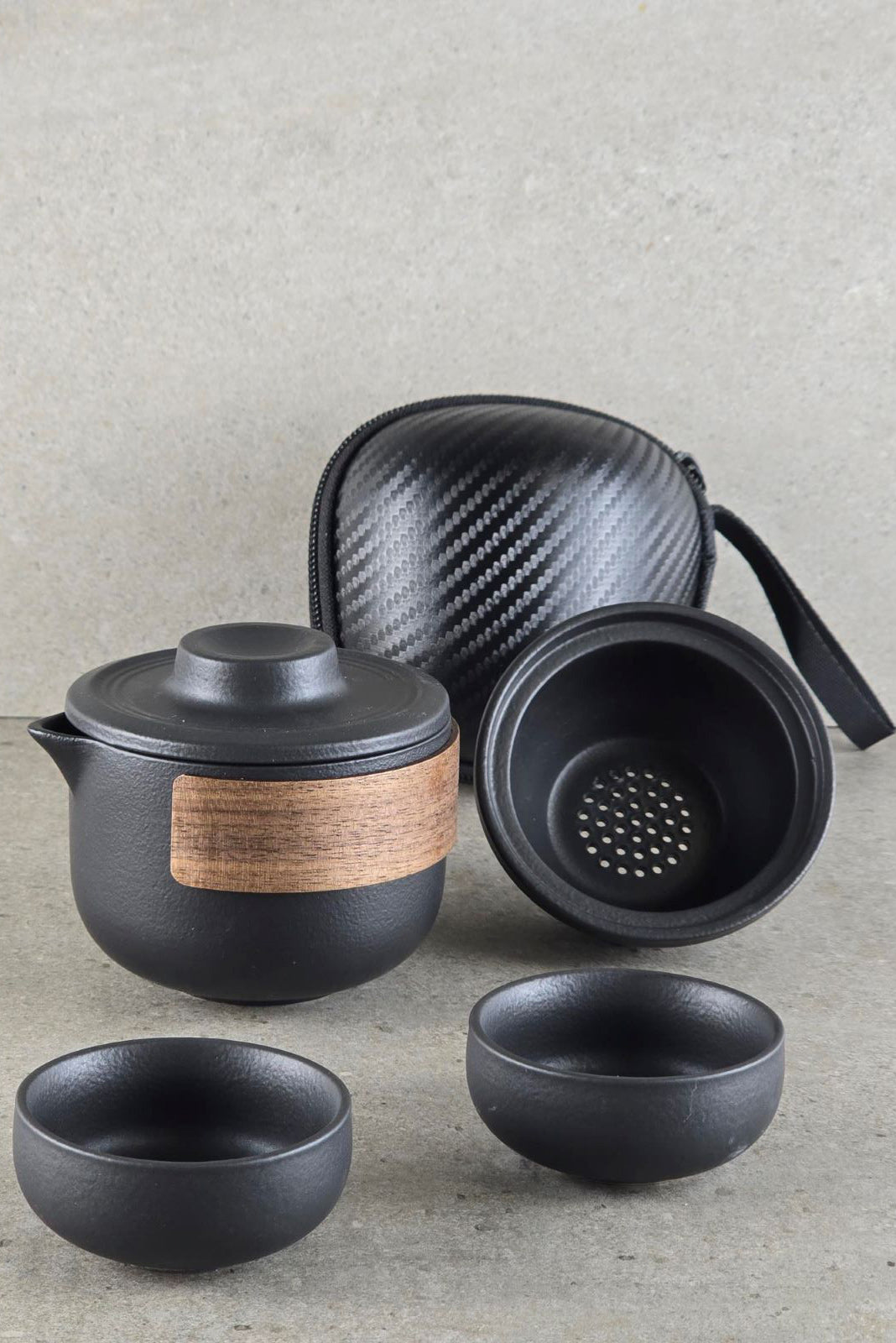 Travel Tea Set 3pc With Carry Bag