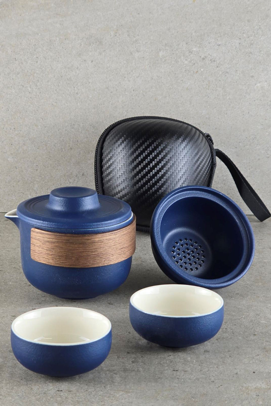 Travel Tea Set 3pc With Carry Bag