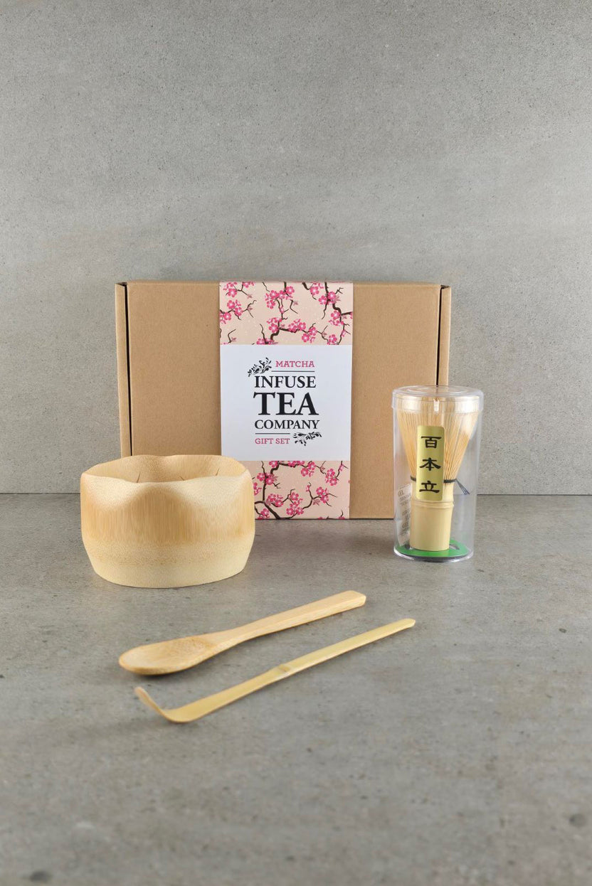 Matcha 4pc Gift Box - Bamboo – Infuse Tea Company