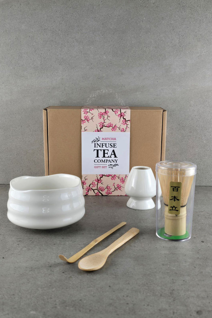 Matcha 5pc Gift Box - White – Infuse Tea Company