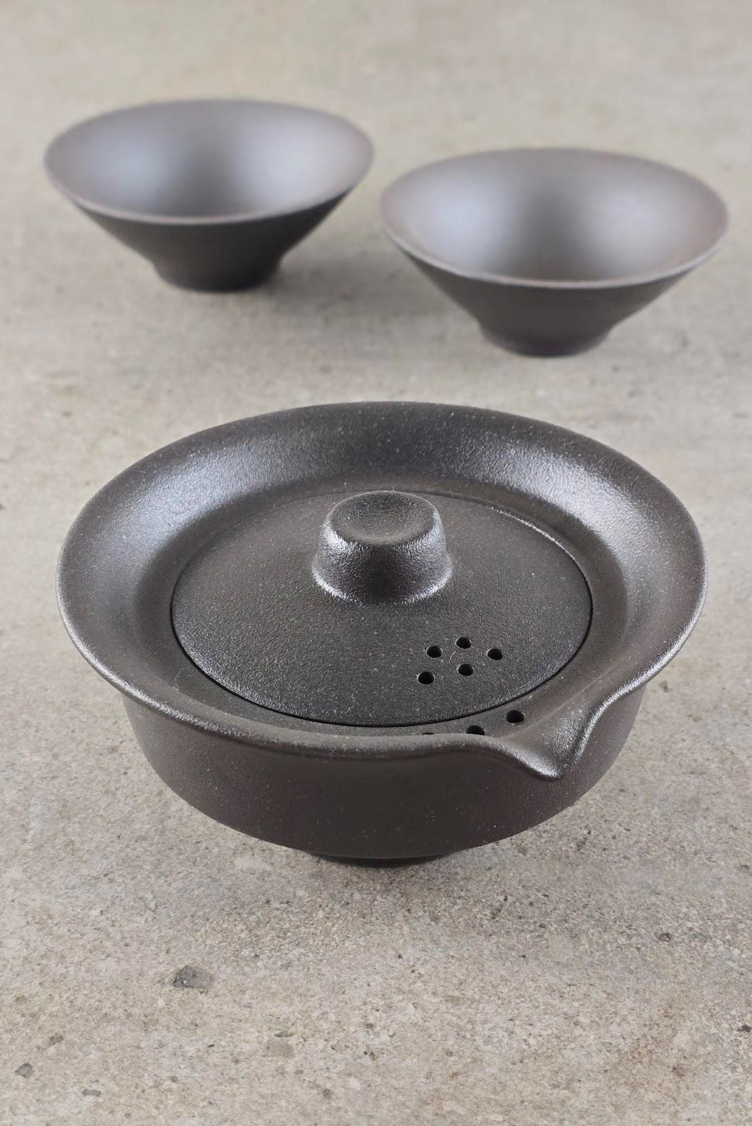 Kung Fu 3pc Travel Tea Set