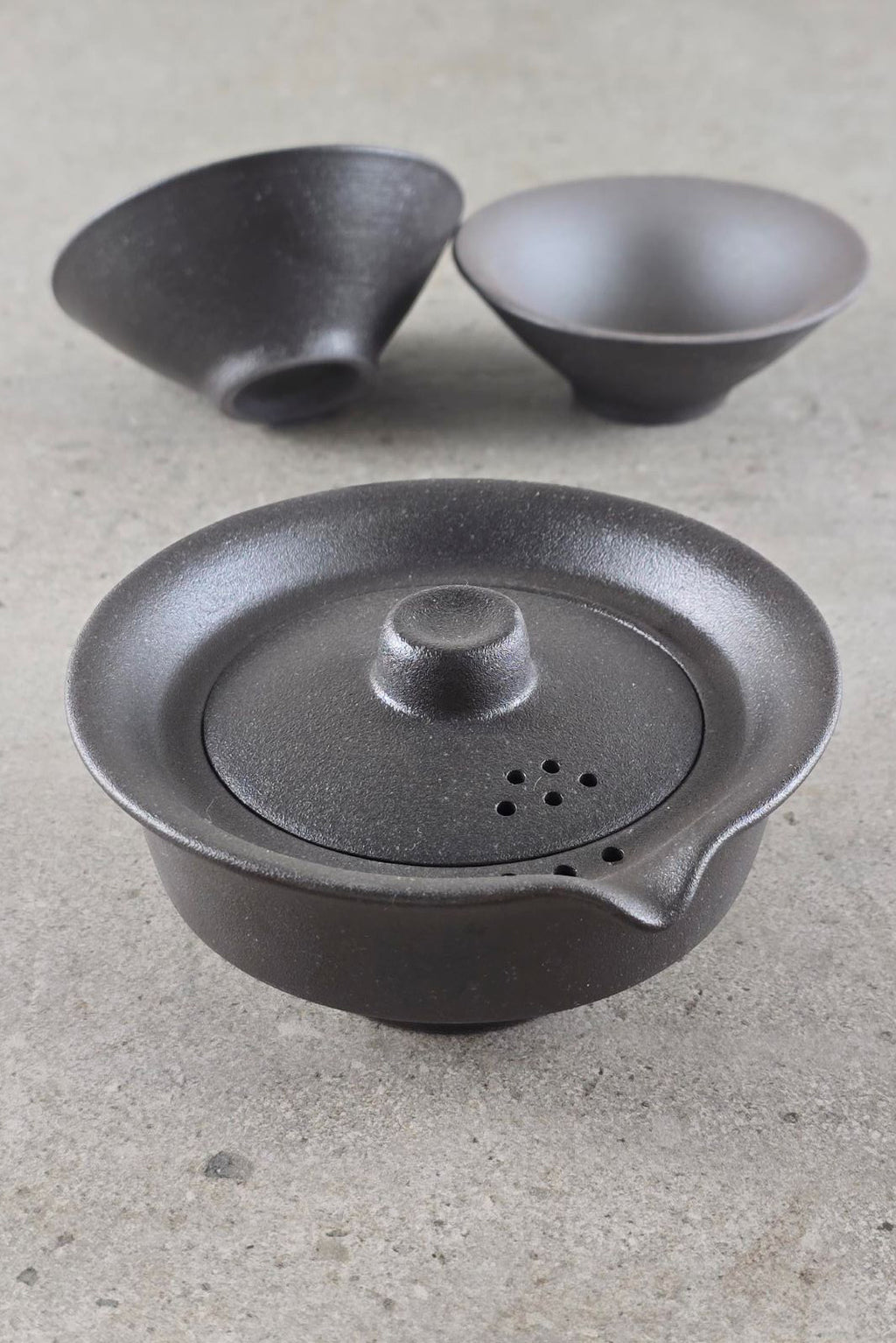 Kung Fu 3pc Travel Tea Set
