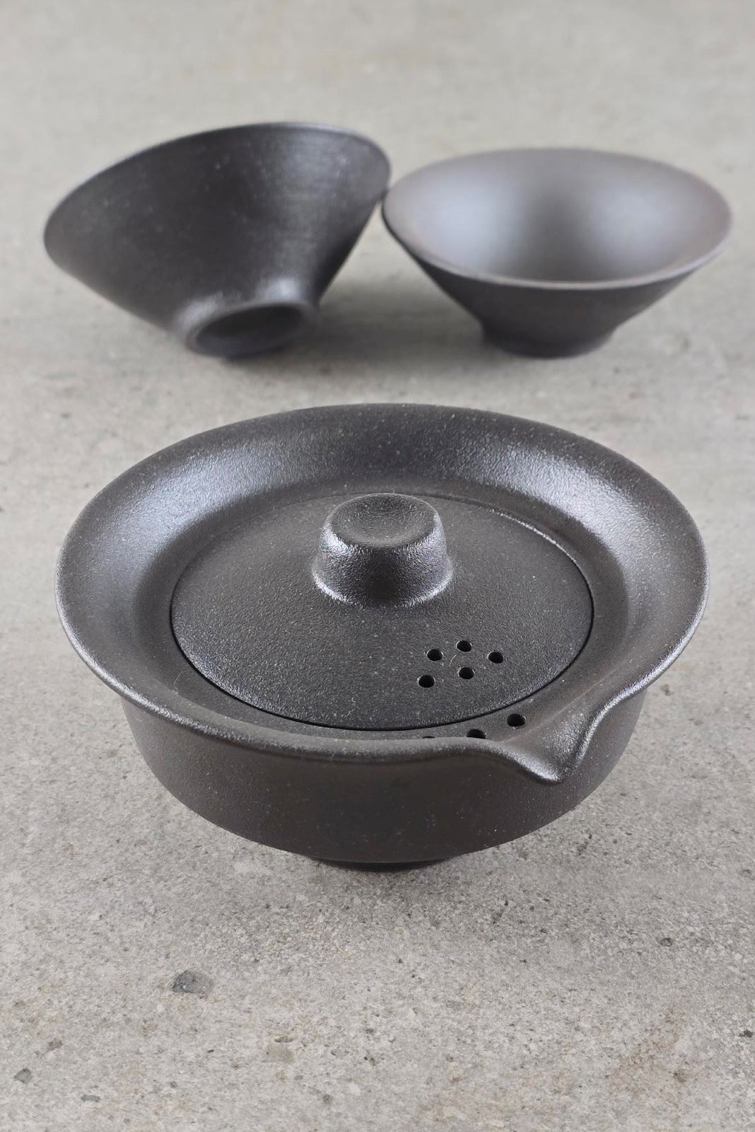 Kung Fu 3pc Travel Tea Set