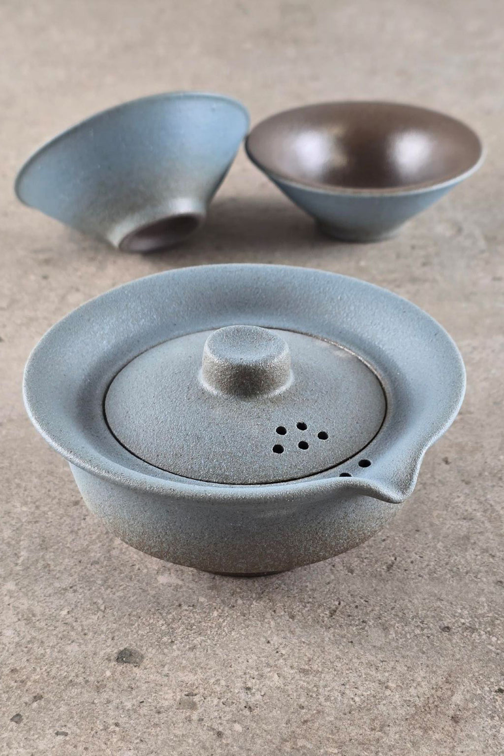 Kung Fu 3pc Travel Tea Set