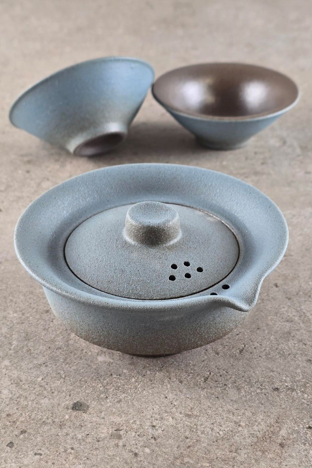 Kung Fu 3pc Travel Tea Set
