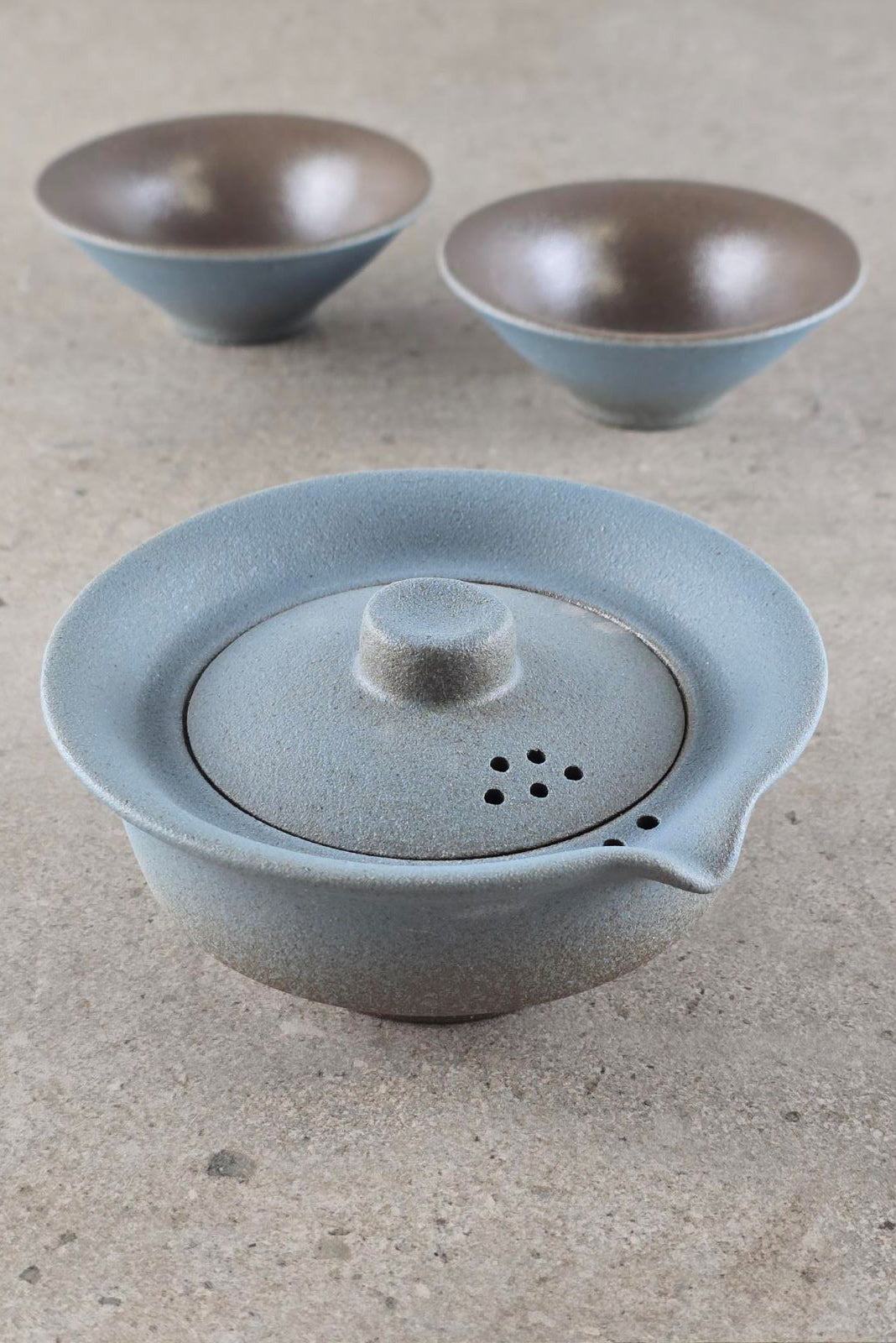 Kung Fu 3pc Travel Tea Set