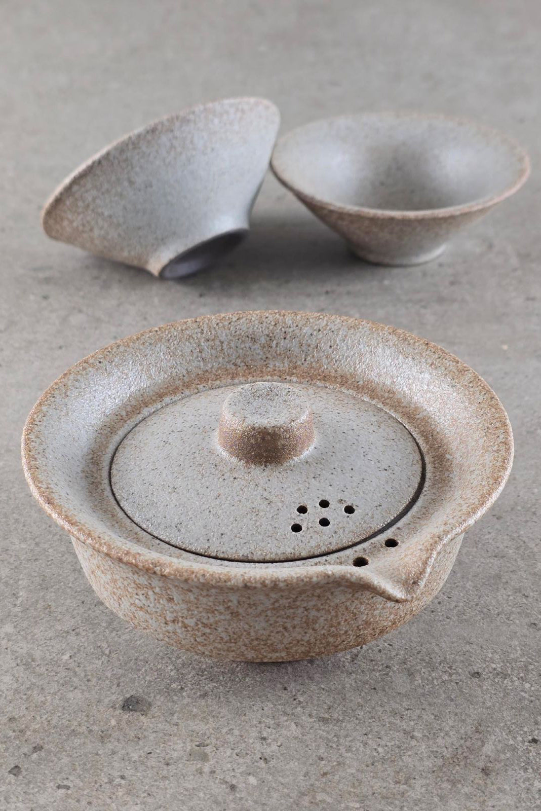 Kung Fu 3pc Travel Tea Set