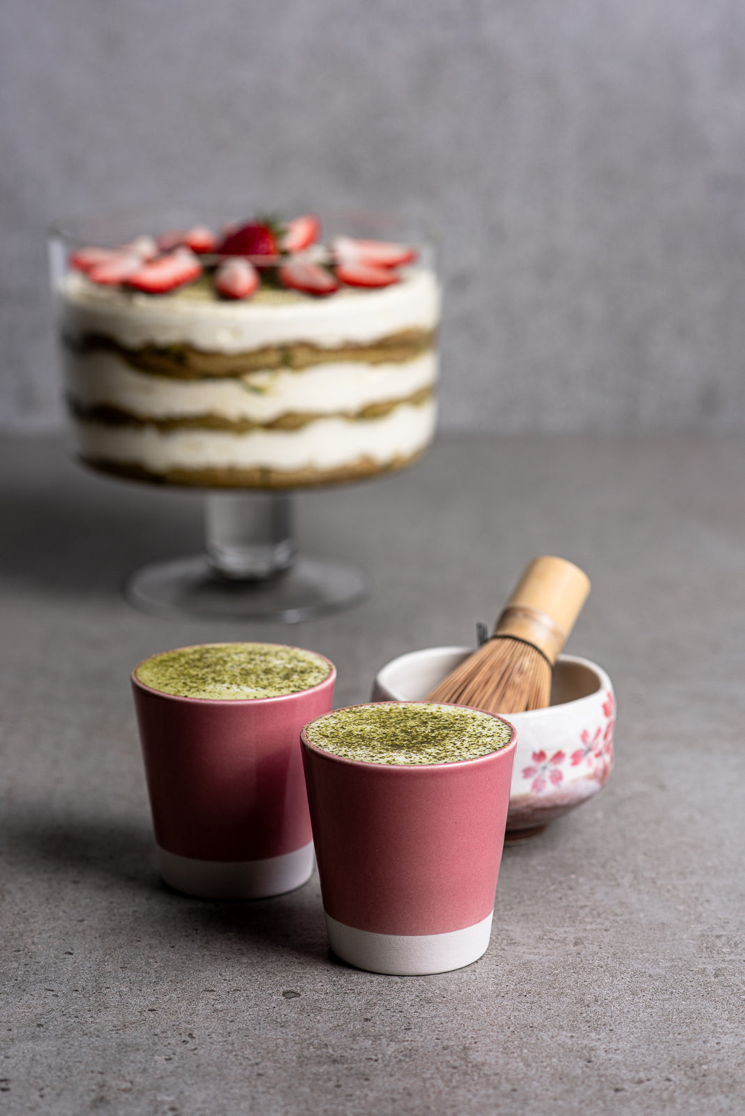 Strawberry Matcha Latte