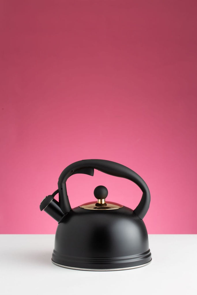 Typhoon Otto Stove Top Kettle 1.8lt Black/Gold