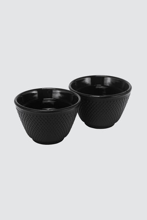 Hobnail Cast Iron Tea cups - set of 2